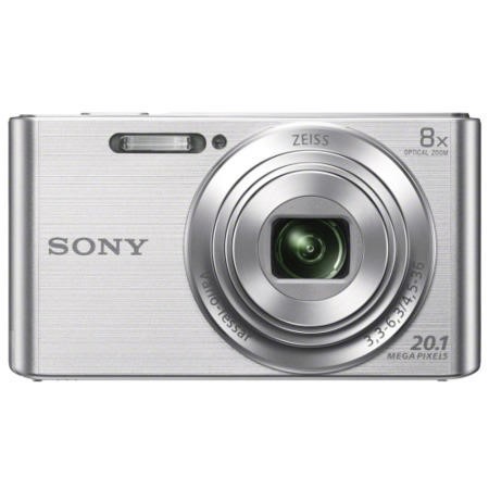 Sony DSC-W830 20.1MP Digital Camera - Silver - Laptops Direct