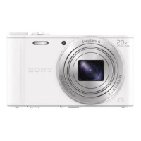 Sony DSCWX350W 18MP Smart Digital Camera - White