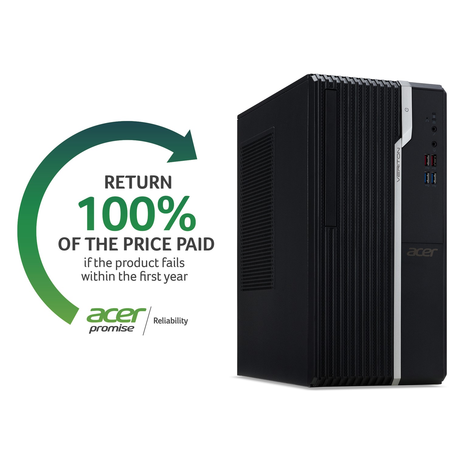 ACER Veriton VS2680G Intel Core i5-11400 - 8GB 256GB Windows 10