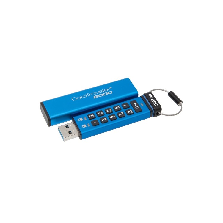 Kingston Technology DataTraveler 2000 64GB 64GB USB 3.0 3.1 Gen 1 Type-A Blue USB flash drive