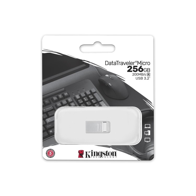 Kingston DataTraveler 256GB Micro USB 3.2 Flash Drive