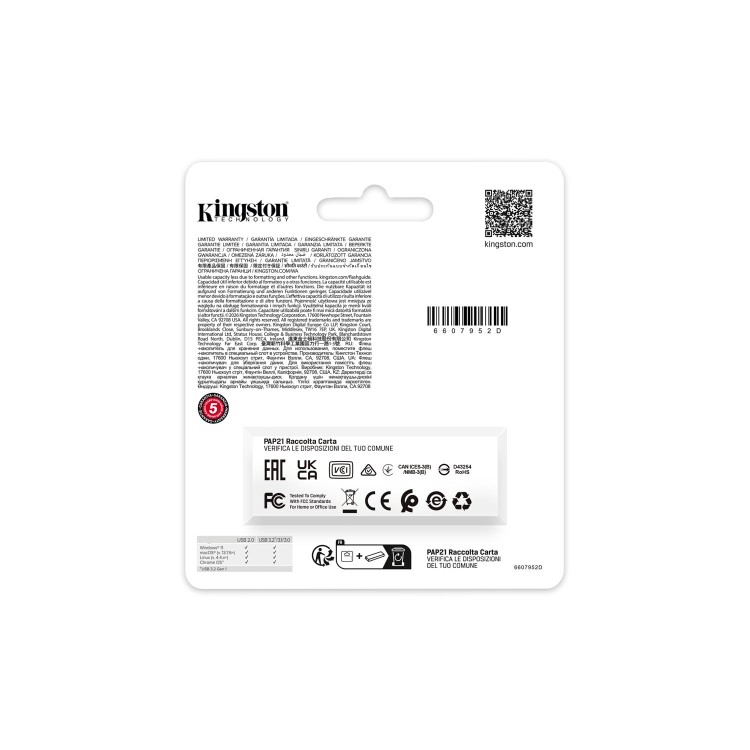Kingston DataTraveler Exodia S 512GB Portable USB 3.2 Flash Drive