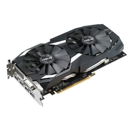 Asus Radeon RX580 DUAL OC 8GB DDR5 DVI 2 HDMI 2 DP 1380MHz Clock 0dB Tech CrossFire