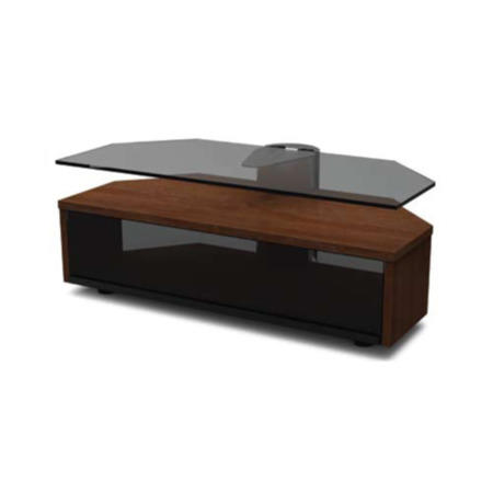 Off The Wall Duo 1000 Walnut TV Cabinet - Up to 55 Inch