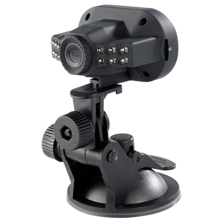electriQ HD In Car Micro Dash Cam with Night Vision + G Sensor + Motion Sensor & 1.3MP Camera