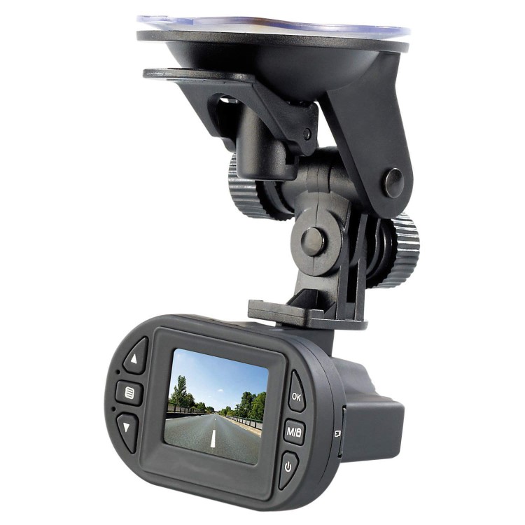 electriQ HD In Car Micro Dash Cam with Night Vision + G Sensor + Motion Sensor & 1.3MP Camera