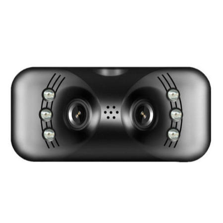 Car Dash Cam With Wide Angle Dual Cameras Full HD 1920x544 3MP Night Vision Audio Playback & Motion Sensors