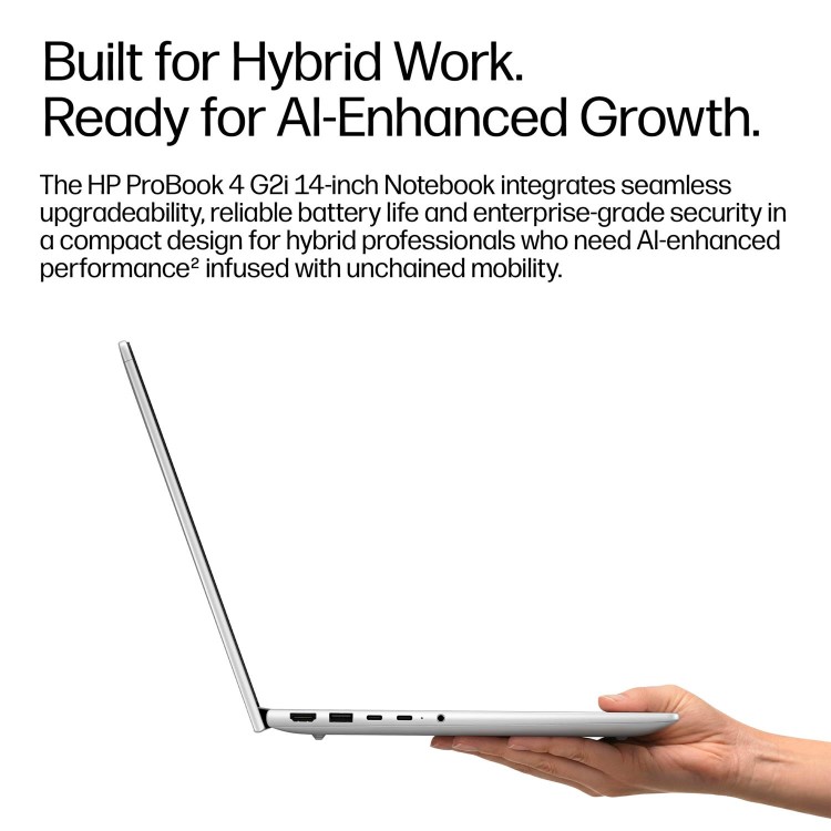 HP ProBook 4 G2i 14 AI PC Intel Core 7 16GB RAM 512GB SSD 14 Inch Windows 11 Pro Laptop