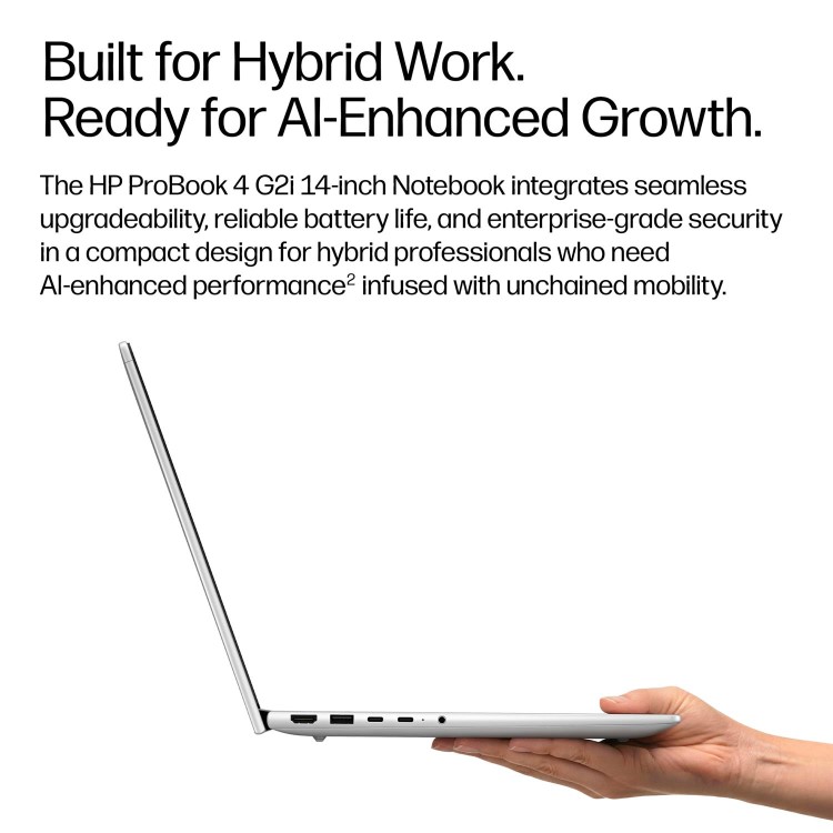 HP ProBook 4 G2i 14 AI PC Intel Core 7 16GB RAM 512GB SSD 14 Inch Windows 11 Pro Laptop