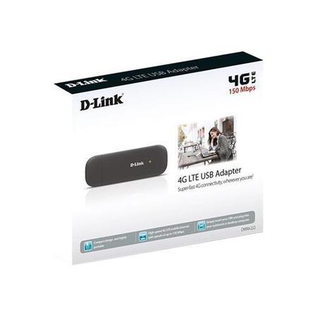 D-Link DWM-222 - Wireless cellular modem - 4G LTE - USB 2.0 - 150 Mbps