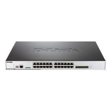 D-Link 20 10/100/1000 Base-T port Unified Switch with 4 Combo 1000Base-T PoE/SFP ports