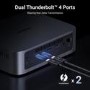 UGREEN NASync DXP480T Plus 8GB RAM SATA Desktop NAS Expansion Enclosure