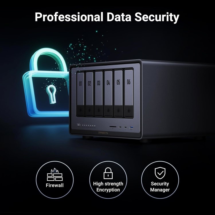 UGREEN NASync DXP6800 Pro 8GB RAM 6 Bay SATA Desktop NAS Expansion Enclosure