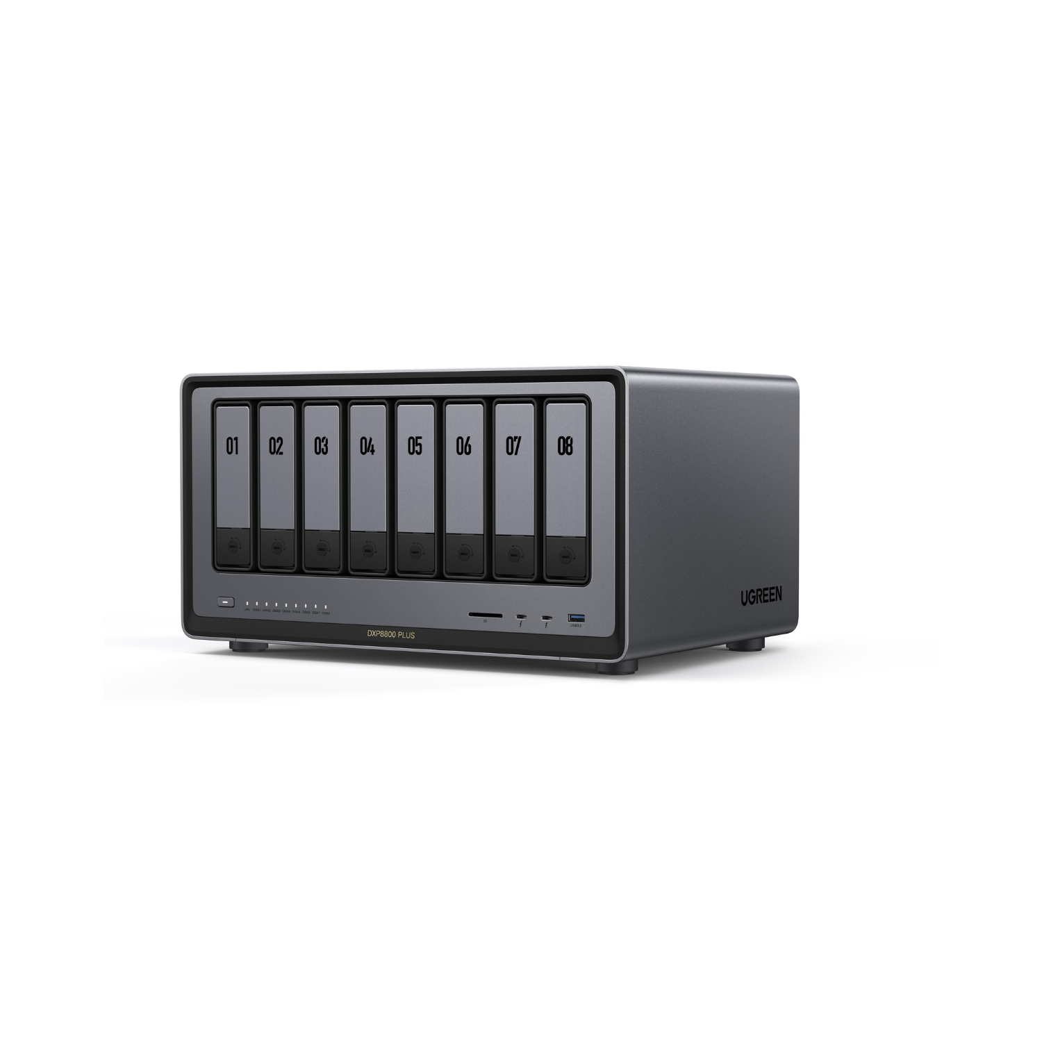 NASync DXP8800 Pro RAM 8 Bay SATA Desktop NAS Expansion Enclosure