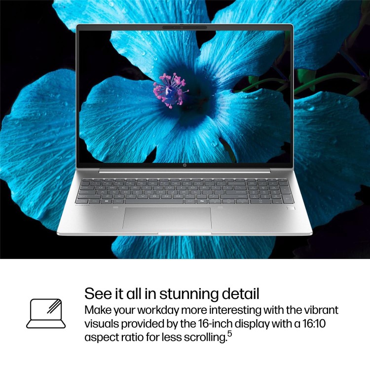HP ProBook 4 G1iR 16 PC Intel Core 5 16GB RAM 512GB SSD 16 Inch Windows 11 Pro Laptop