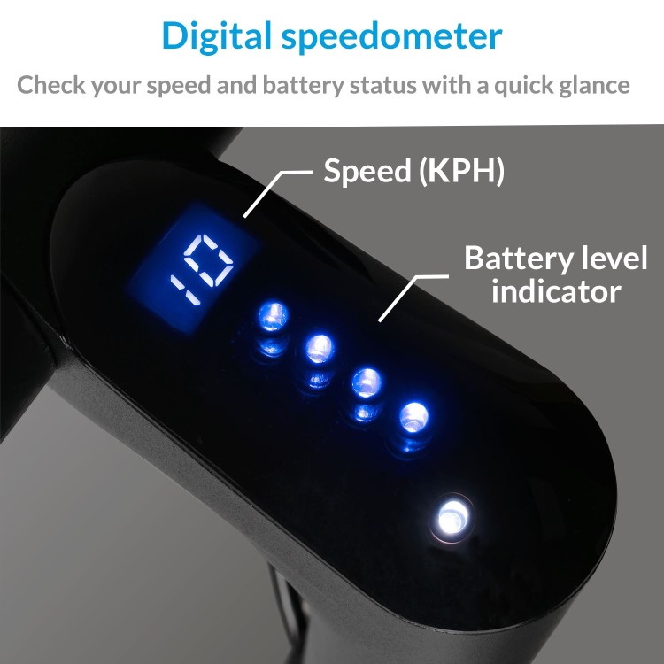 GRADE A2 - electriQ Active Electric Scooter - Black - 25km Range - 20km/h 