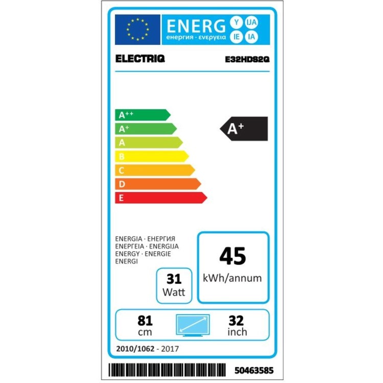 GRADE A2 - electriQ 32" HD Ready LED Smart TV with Freeview HD and Freeview Play