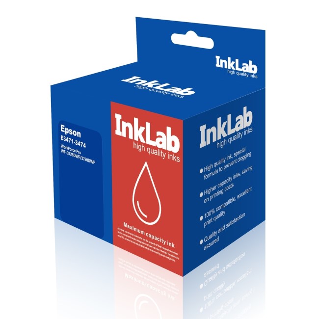 InkLab 34 XL Epson Compatible Multipack Replacment Ink