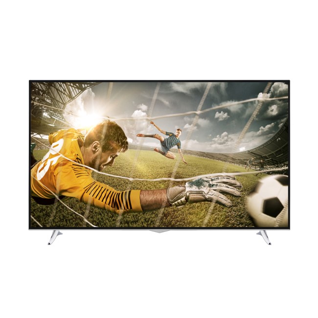 GRADE A2 - electriQ 65" 4K Ultra HD LED Smart TV with Freeview HD and Freeview Play