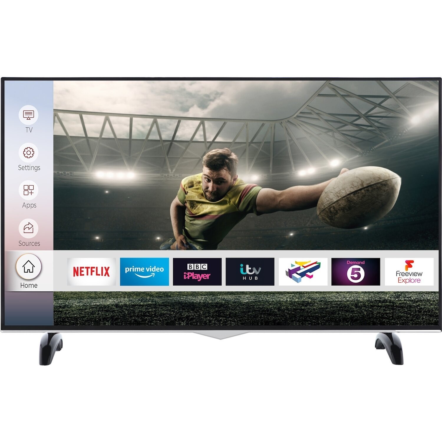 Electriq 65 4k Ultra Hd Hdr Smart Led Tv With Dolby Vision Freeview Play Laptops Direct