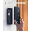 GRADE A1 - Eufy 2K Ultra HD Video Doorbell with HomeBase 2
