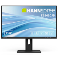 Hannspree EB241CJB 24" TN Full HD USB-C Eye-Care Ambient Light Sensor Height-Adjustable Hybri Monitor