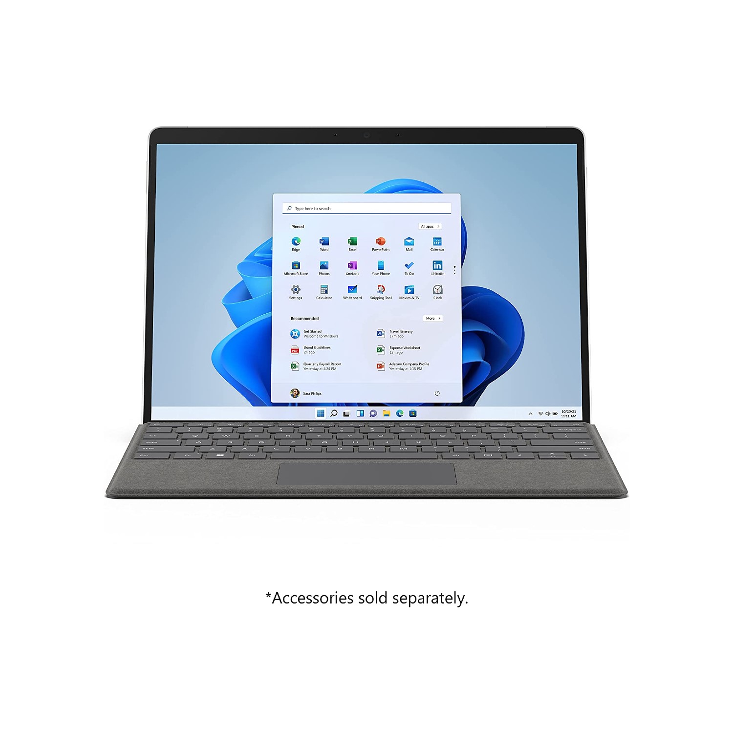 Refurbished Microsoft Surface Pro 8 512GB 13'' Tablet Platinum