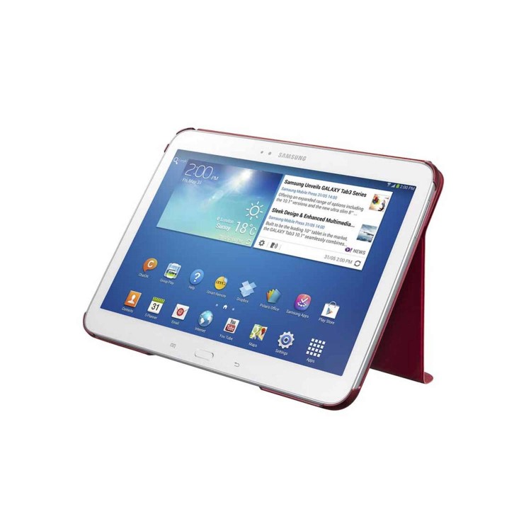 Samsung Book Cover For Galaxy Tablet 3 10.1" - Red