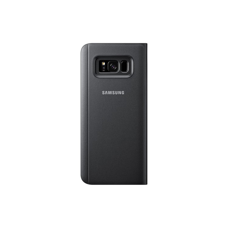 GRADE A1 - Samsung Clear View Standing Cover for Galaxy S8 Plus - Black