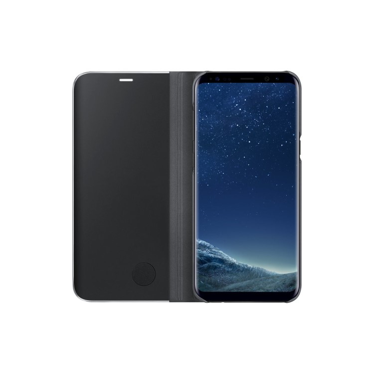 GRADE A1 - Samsung Clear View Standing Cover for Galaxy S8 Plus - Black
