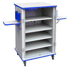 Monarch MediaCabby - 5 Bay Horizontal Trolley
