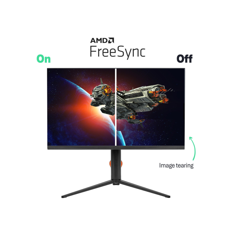 electriQ 27" Fast IPS Dual Mode 4K UHD 160Hz Full HD 320Hz 0.5ms Gaming Monitor
