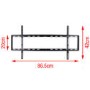Refurbished electriQ EIQXLFLAT - Slim Flat TV Wall Bracket - Up to 100 Inch TVs