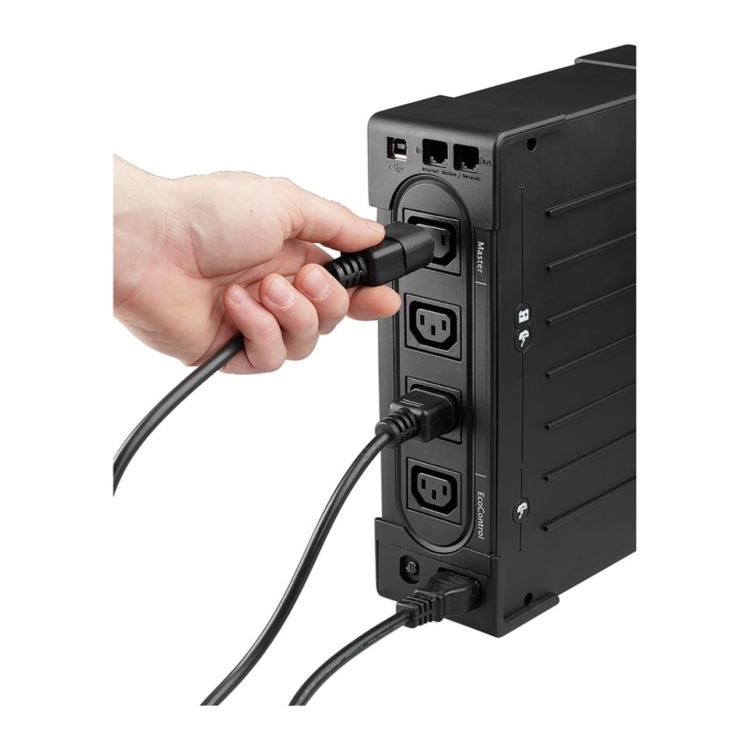 Eaton Ellipse ECO 650 IEC - UPS (rack-mountable / external) - AC 230 V - 400 Watt - 650 VA - output connectors: 4 - 2U - 19"