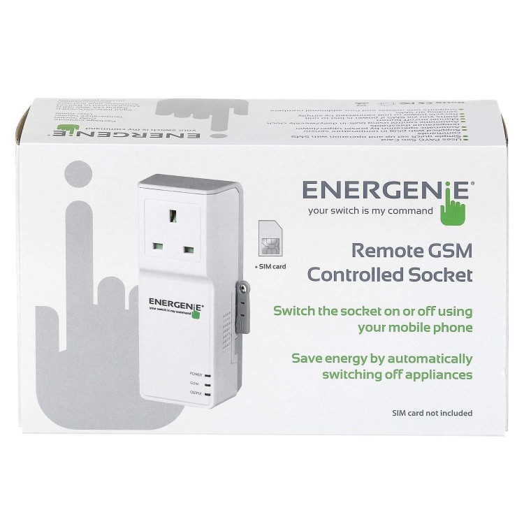 Energenie Remote GSM Controlled Power Socket