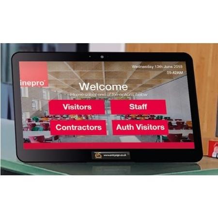 EntrySign System Desk/Wall Mounted Corporate System - No RFID Bolt-On