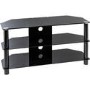 Alphason ESS1000/3-BLK Essentials TV Stand for up to 45" TVs - Black 
