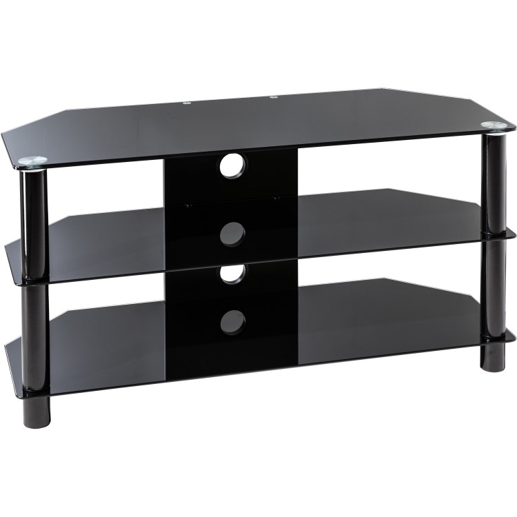 Alphason ESS1000/3-BLK Essentials TV Stand for up to 45" TVs - Black 