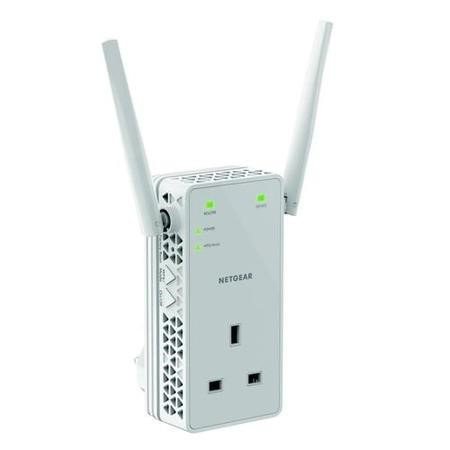 Netgear Ac1200 1200mbps Dual Band 1 Ethernet Port Wifi Range Extender Laptops Direct