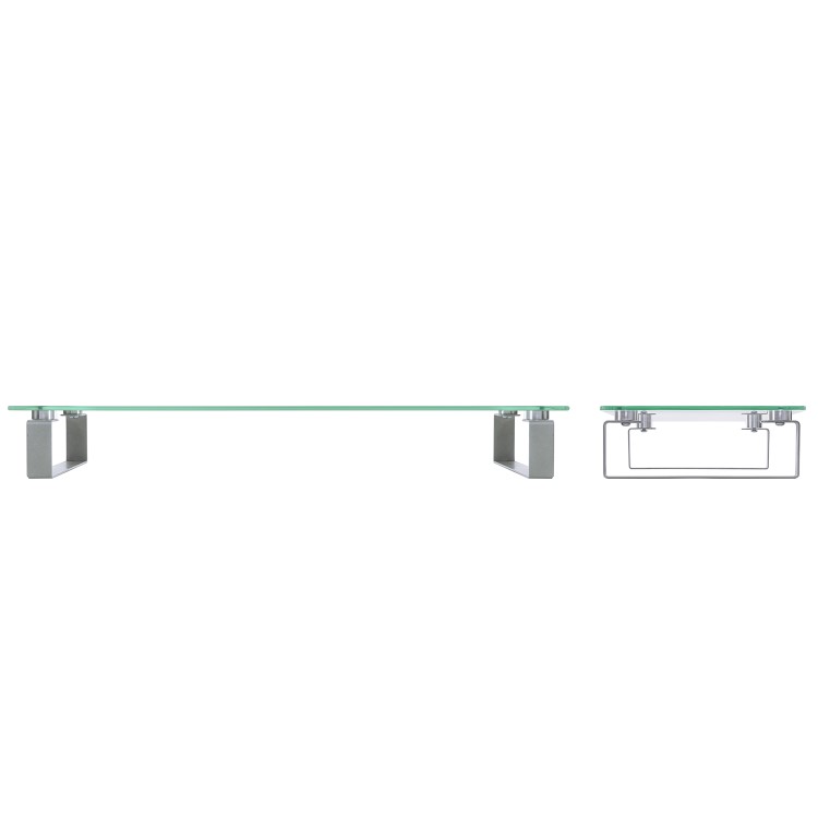 Premium Clear Glass Monitor And Notebook Stand/ Riser