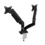 electriQ Premium Dual Monitor Arm for 13" - 32" Monitors