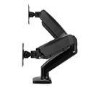 electriQ Premium Dual Monitor Arm for 13" - 32" Monitors