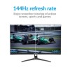 GRADE A2 - electriQ 27&quot; Full HD 5ms 144Hz FreeSync HDR Gaming Monitor
