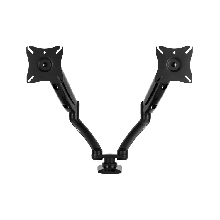 GRADE A1 - Dual Monitor Brackets with USB Ports