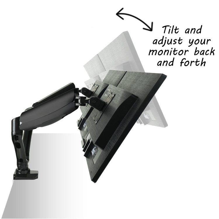 GRADE A1 - Dual Monitor Brackets with USB Ports