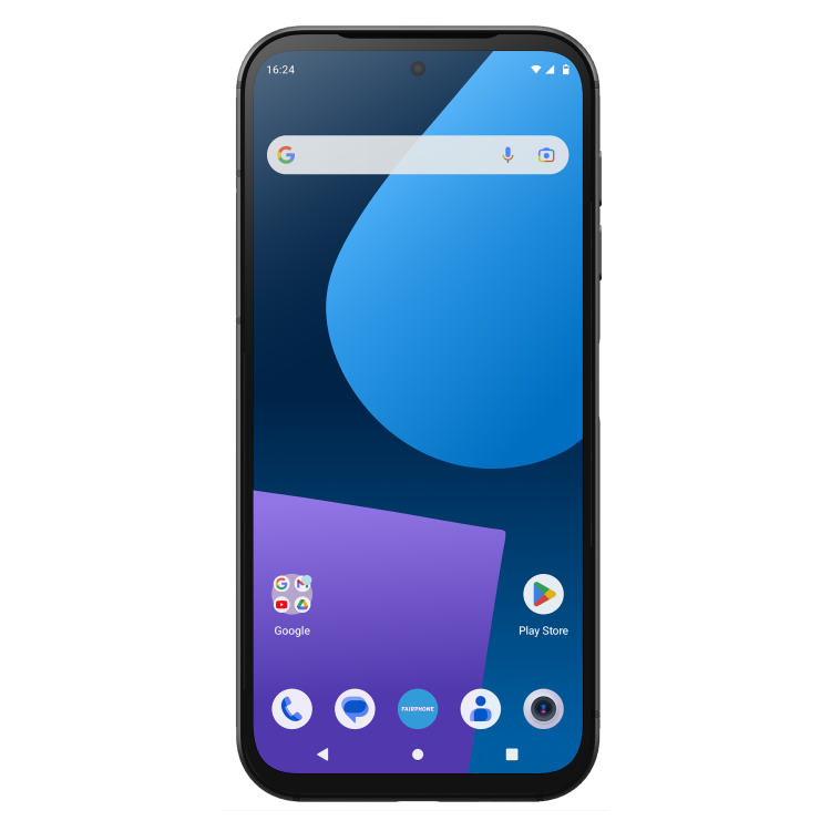 Refurbished Fairphone 5 Matte Black 6.46" 128GB 5G Unlocked & SIM Free Smartphone