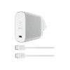 Belkin 45w USB-C Home Charger &amp; USB-C Cable - Silver