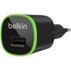Belkin AC wall charger with Lightning Connector - MFI Certified Cable 1amp for Apple iPhone in Black