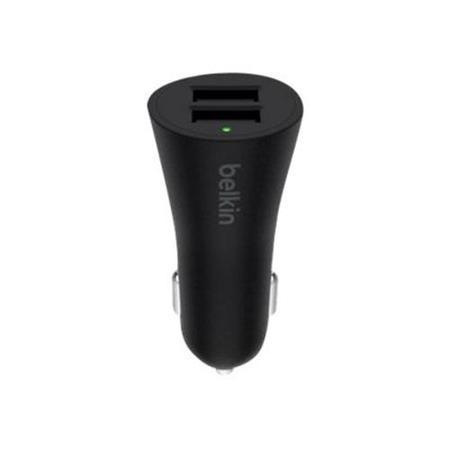 Belkin Dual USB Car Charger 2 x 2.4Amp - Black