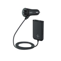 Belkin Road Rockstar 4-Port Passenger Car Charger - Black